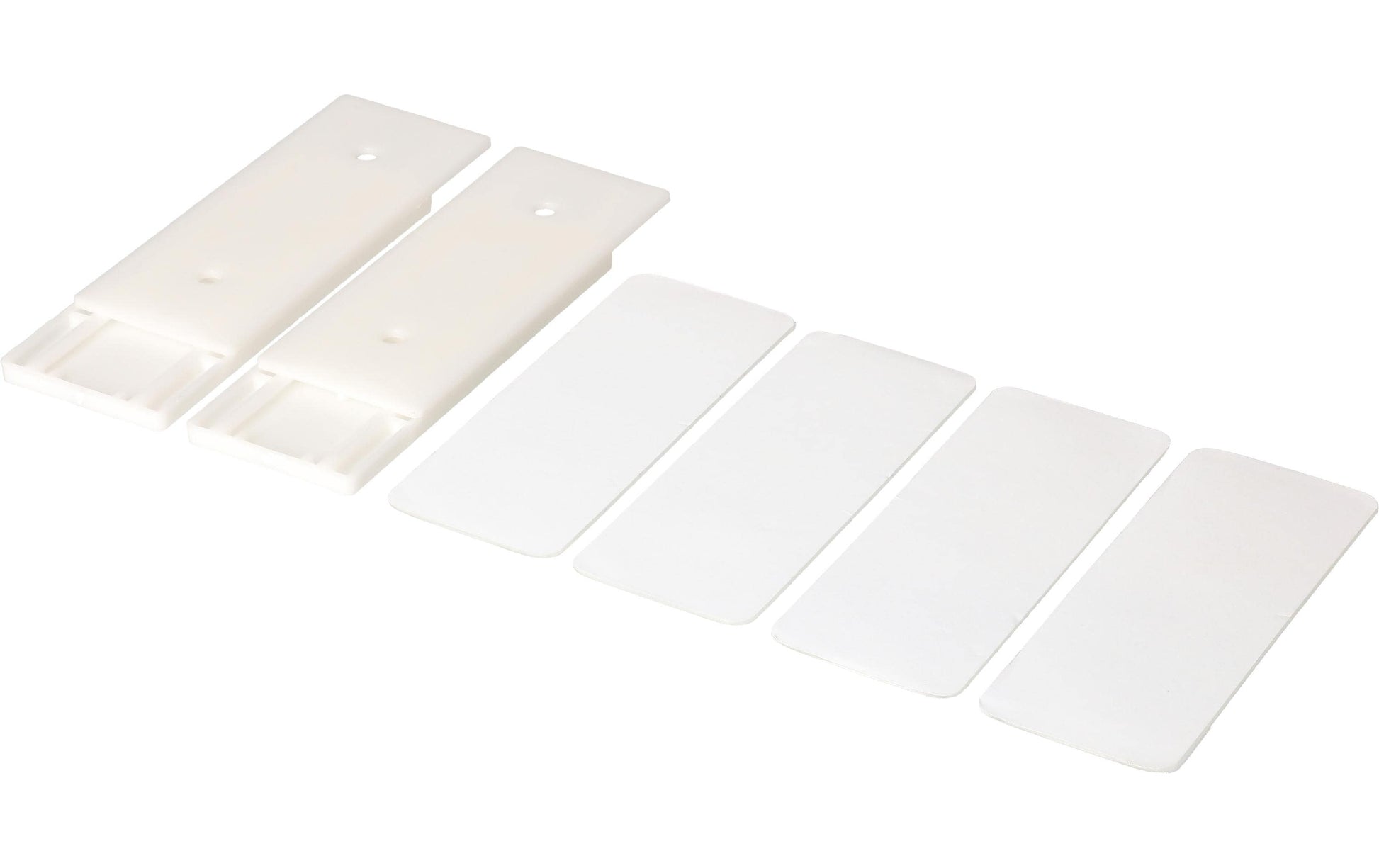 Max Hauri AG Max Hauri Slide Strip – Universalhalterung, weiss, 2 Stück