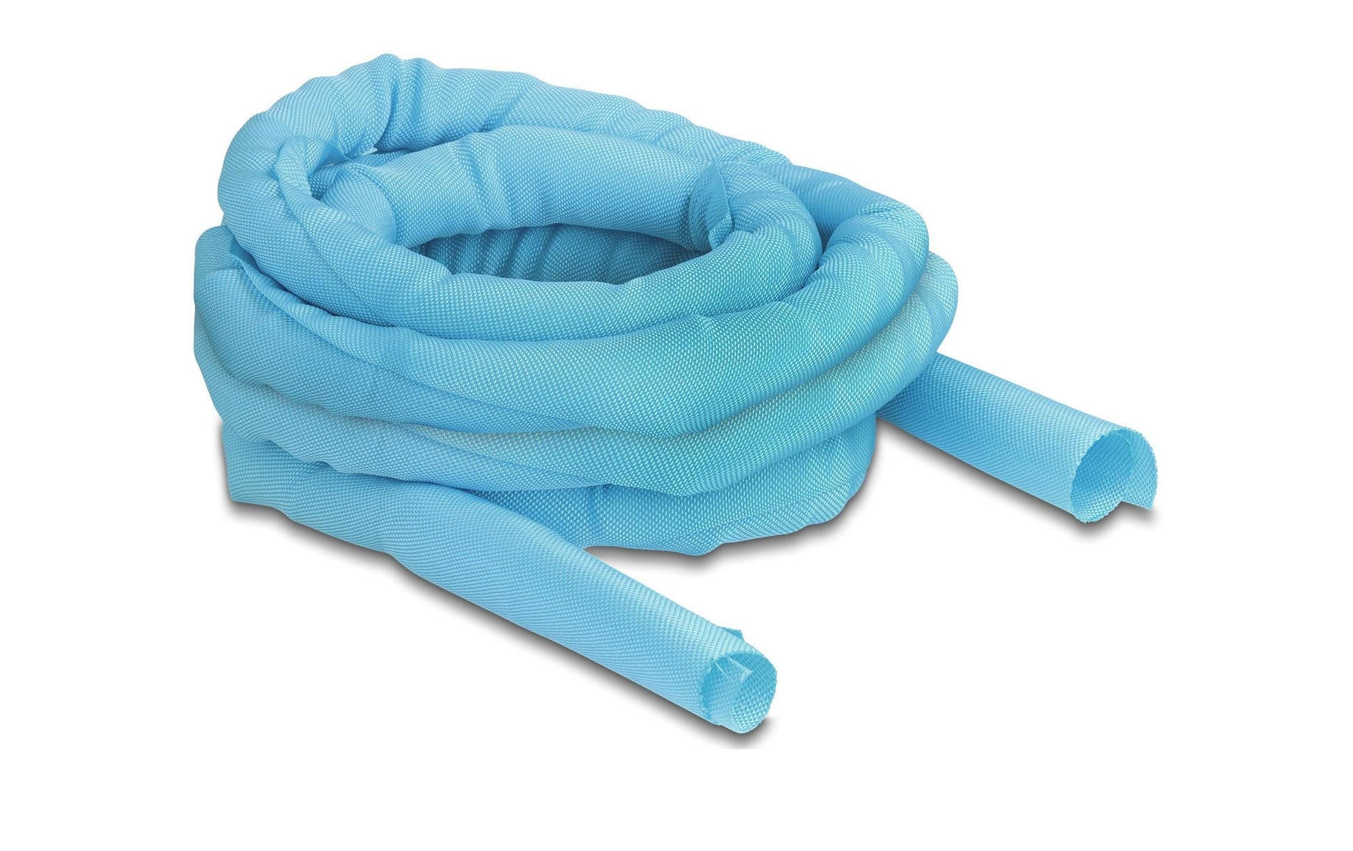 DeLOCK Kabelschlauch – 25 mm × 5,00 m, Polyester, Blau, selbstschliessend, hitzebeständig, zuschneidbar