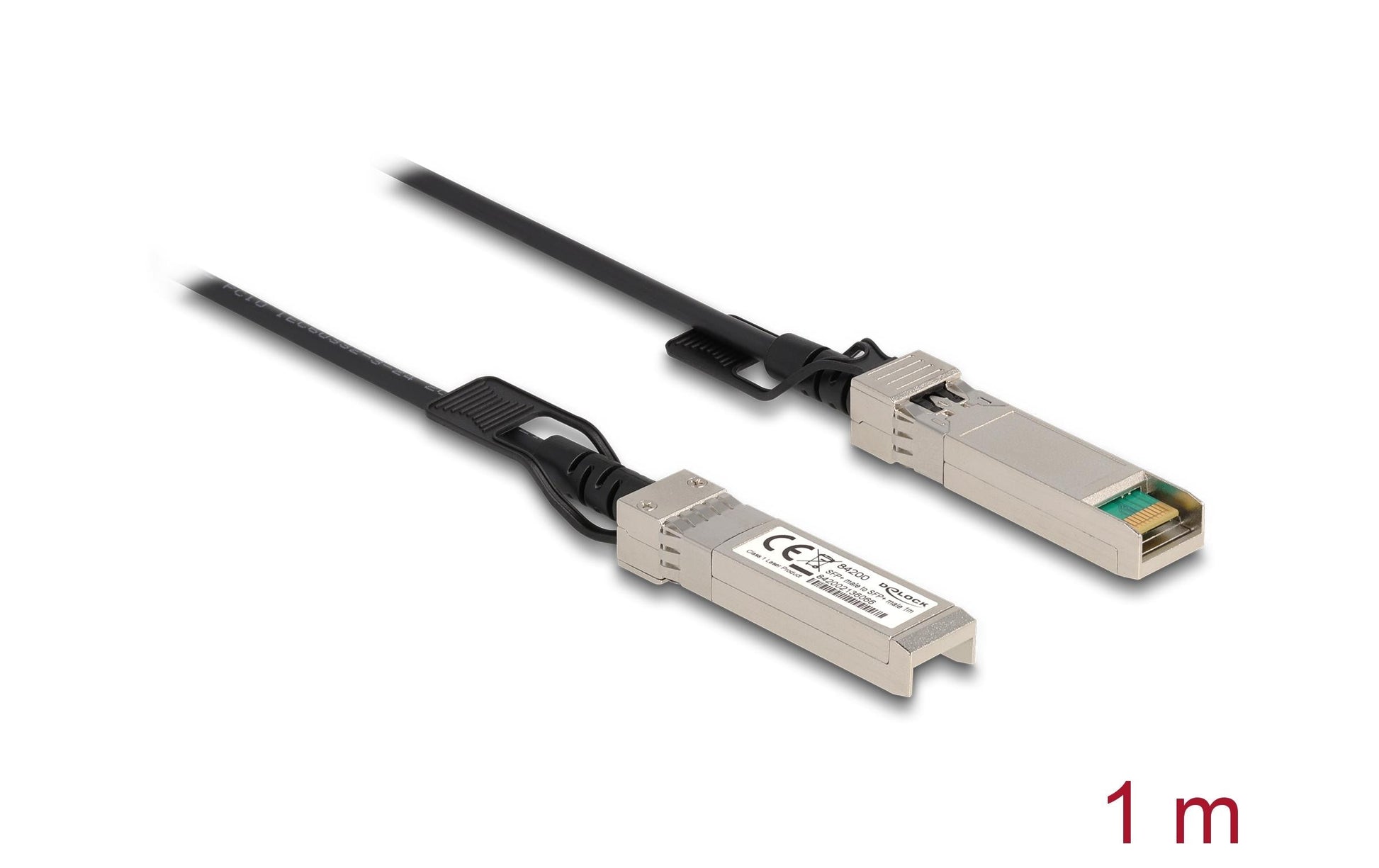 DeLOCK SFP+‑SFP+ DAC-Kabel – 10G, passiv, 1 m