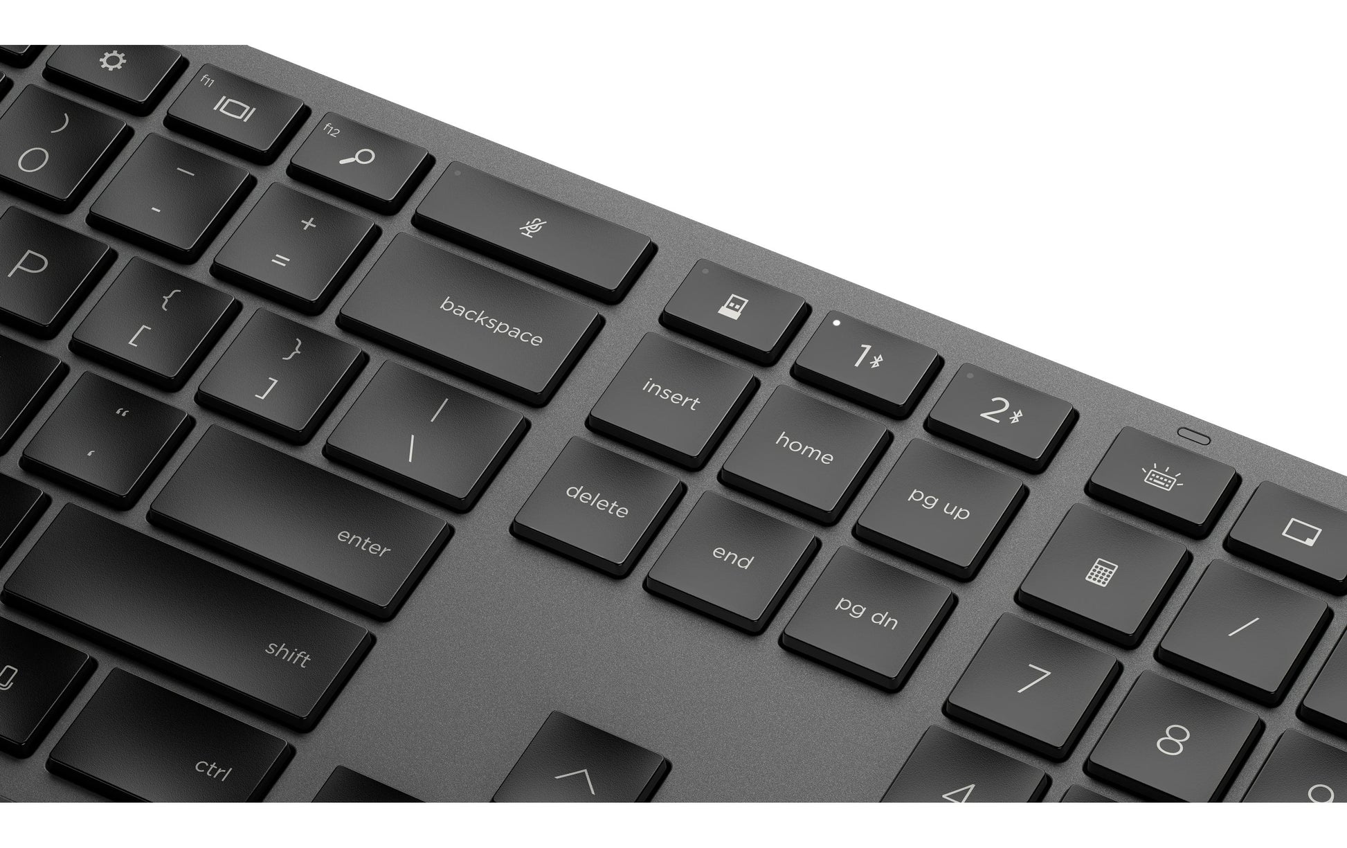 HP 975 – Tastatur, kabellos (Bluetooth), kabelgebunden (USB), CH-Layout (DE-CH)