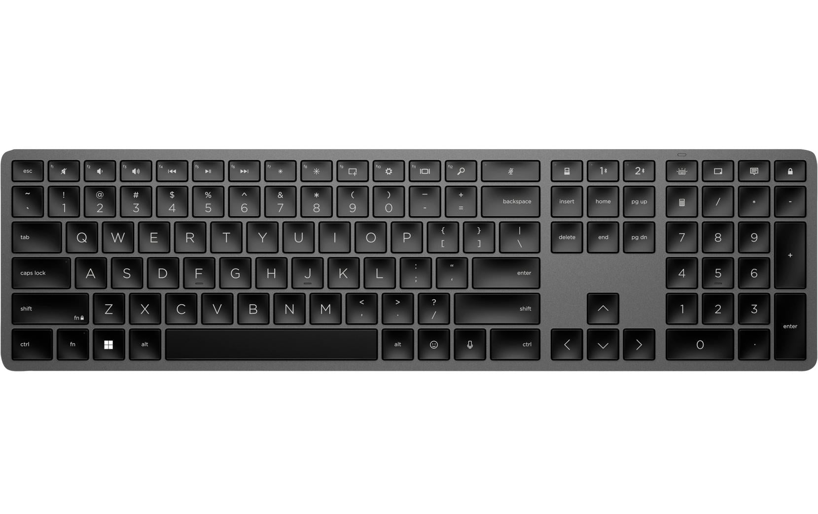 HP 975 – Tastatur, kabellos (Bluetooth), kabelgebunden (USB), CH-Layout (DE-CH)