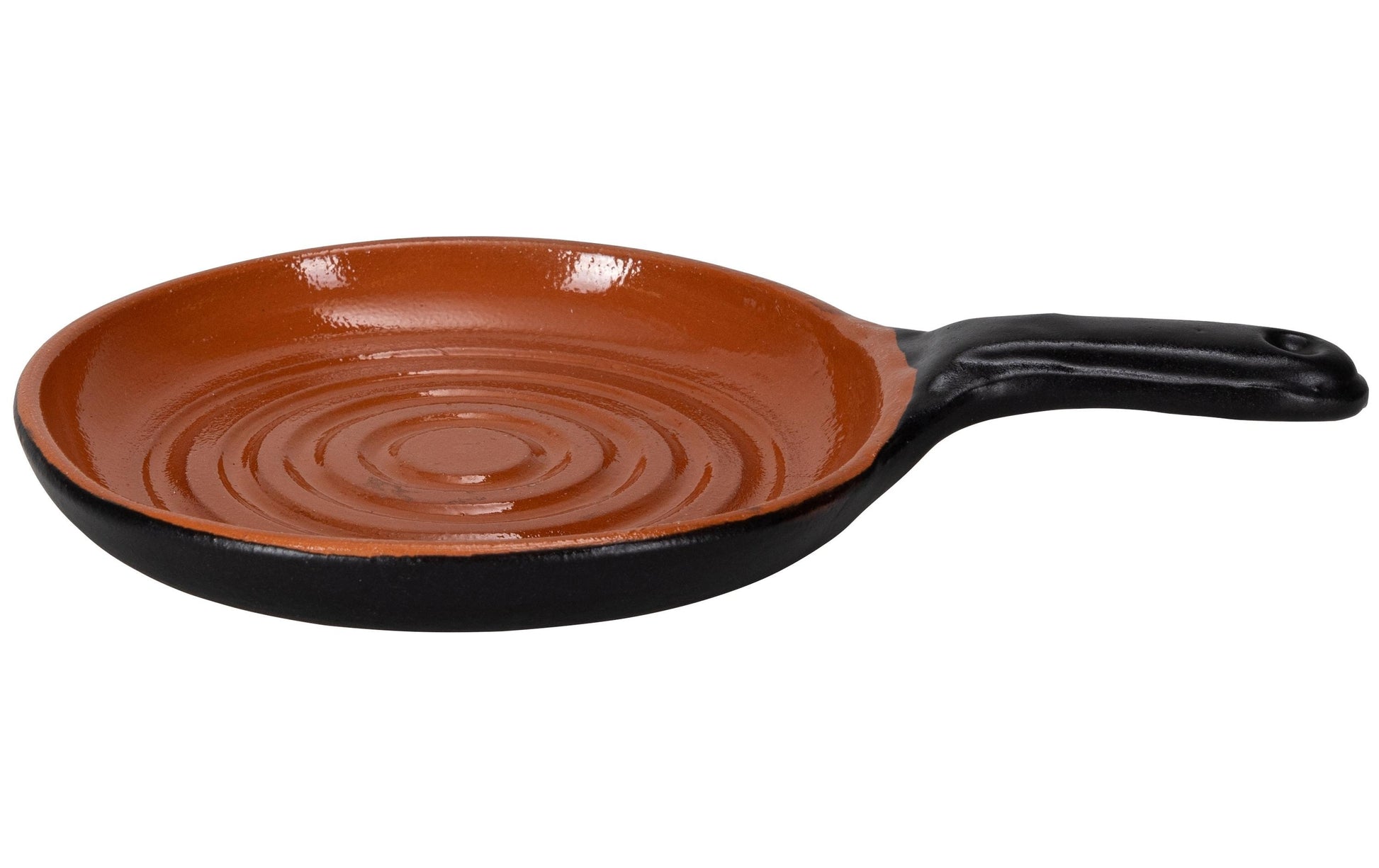 Nouvel Fonduepfanne Grill me – Ø 19 cm, Terracotta, für Backofen, Grillrost