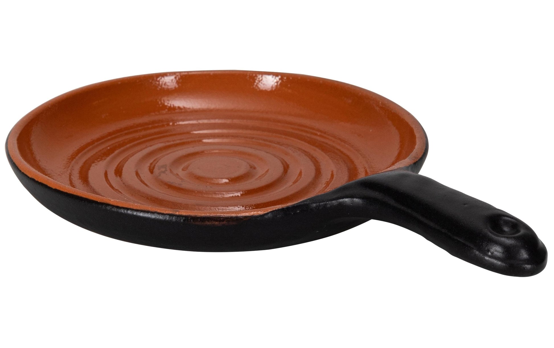 Nouvel Fonduepfanne Grill me – Ø 19 cm, Terracotta, für Backofen, Grillrost