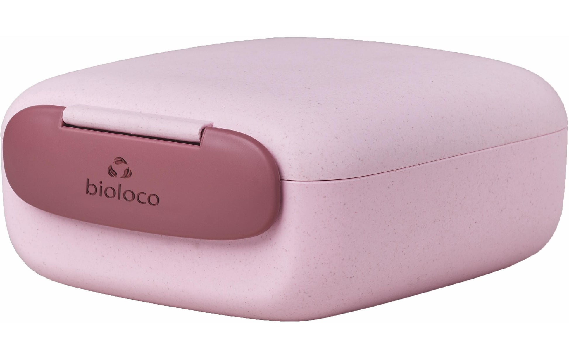 Bioloco Lunchbox 13 × 14,5 × 6 cm, Polylactid (PLA), rosa