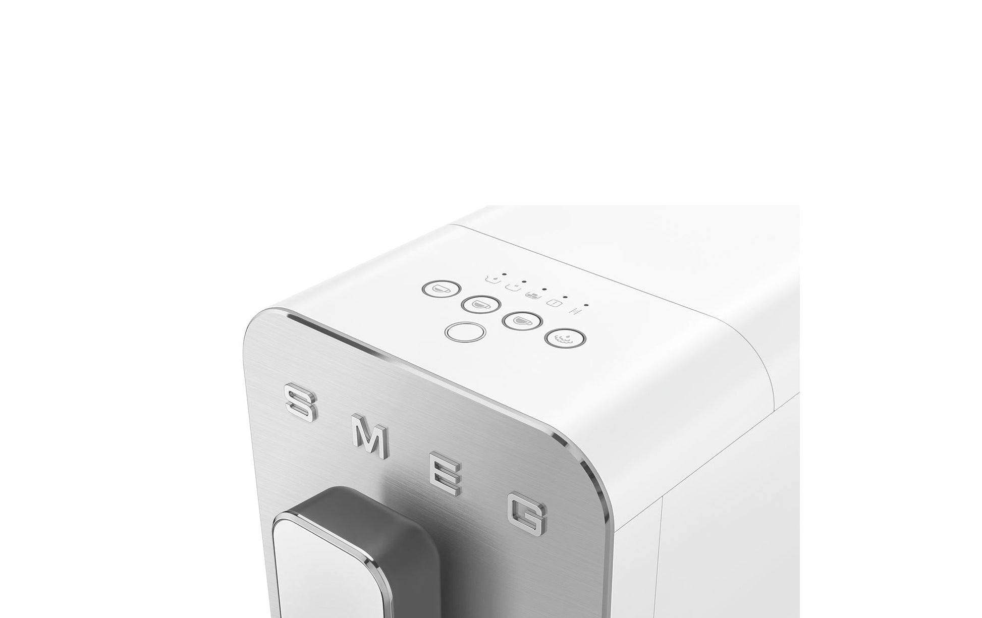 Smeg BCC12WHMEU Kaffeevollautomat – 19 bar, 1,4 l, 150 g, Weiss matt
