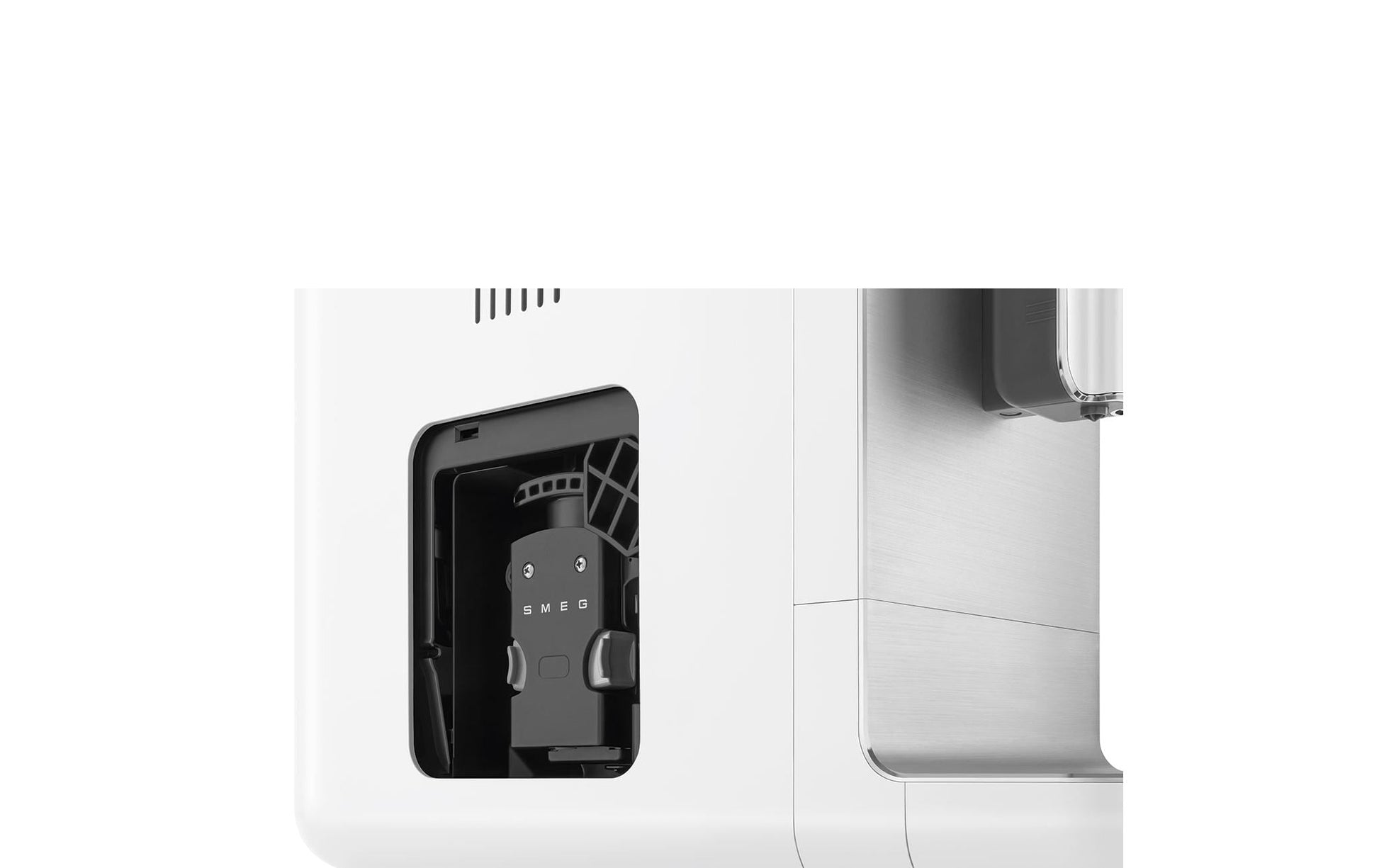 Smeg BCC11WHMEU Kaffeevollautomat – 19 bar, 1,4 l, 150 g, Weiss matt