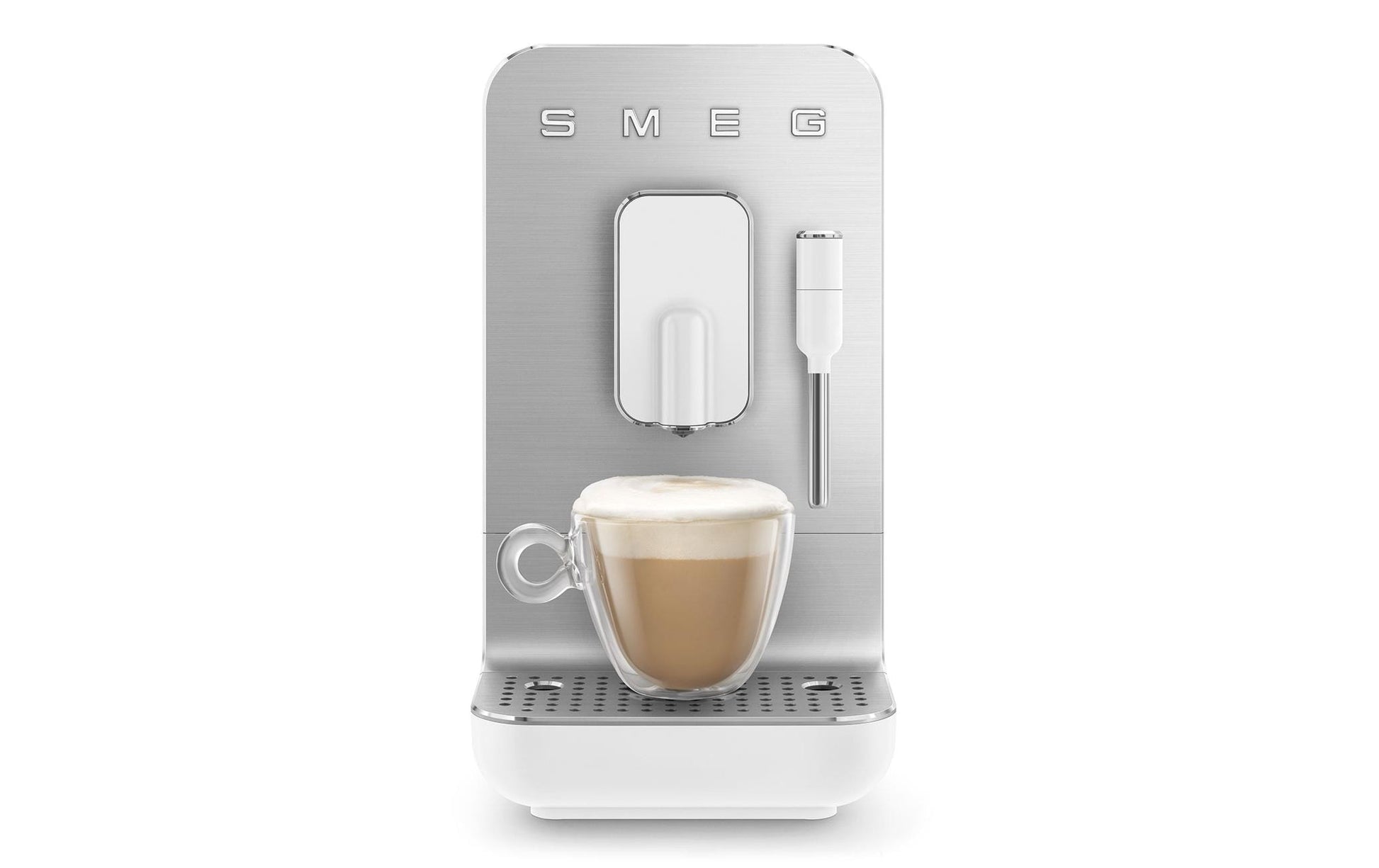 Smeg BCC12WHMEU Kaffeevollautomat – 19 bar, 1,4 l, 150 g, Weiss matt
