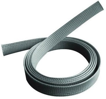 PureMounts Universal Kabelschlauch – Ø 20 mm – 1,8 m – Polyester – Grau