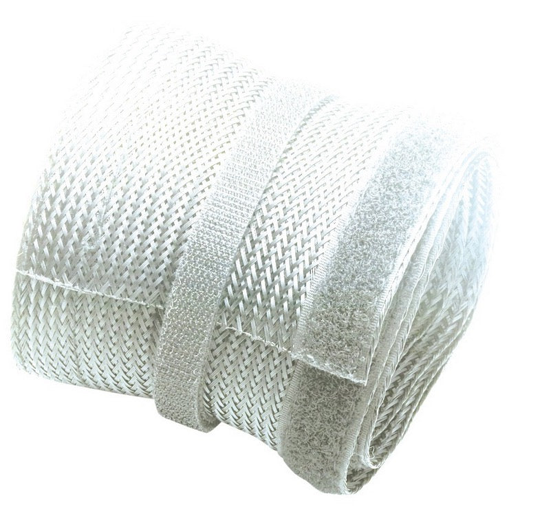 PureMounts PM-ZCCS-SOCKS-85W Kabelschlauch – Ø 85 mm – 1,8 m – Polyester – Weiss