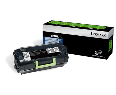 Lexmark Toner 520HAL – schwarz, 25000 Seiten – für Lexmark MS710