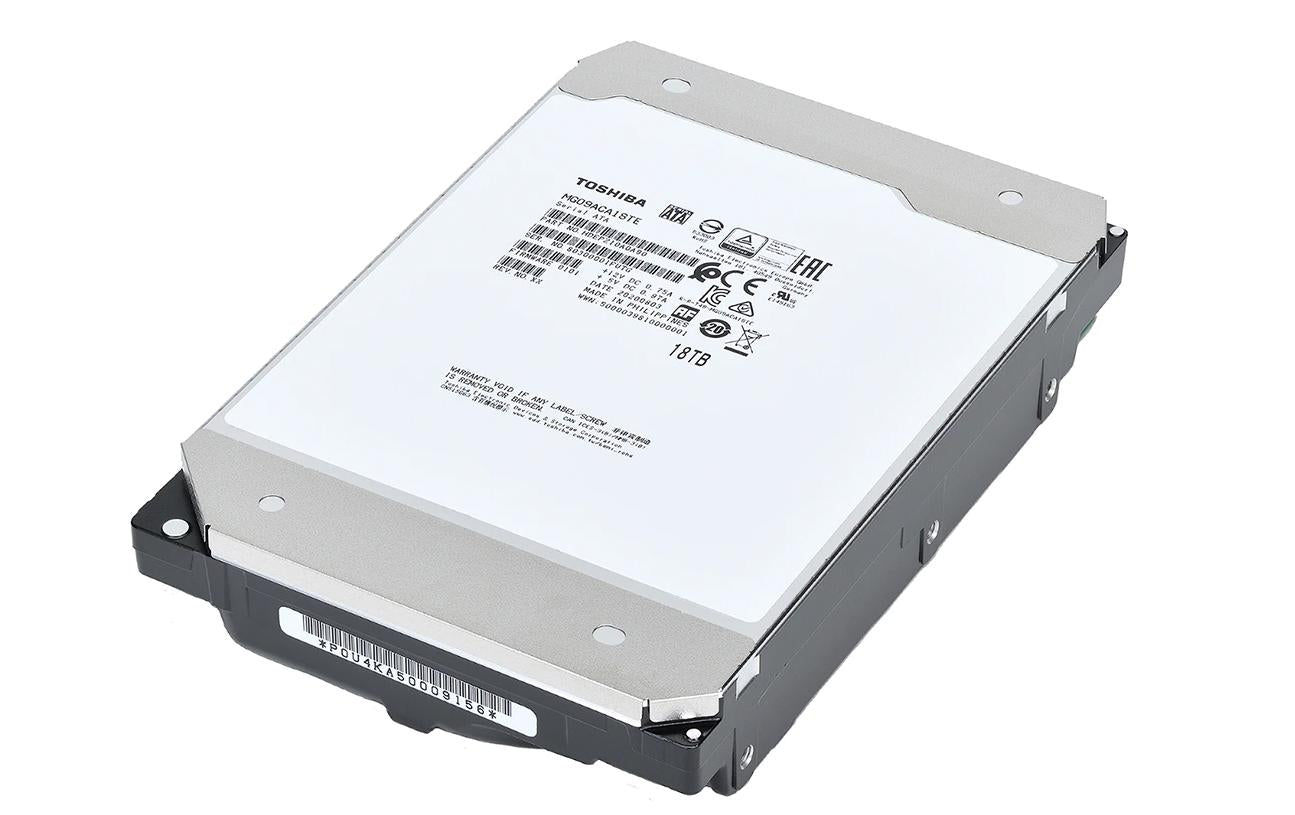 Toshiba Enterprise Capacity MG09ACA 18 TB – 3,5" HDD, SATA III, 7200 U/min, 512 MB Cache, für NAS
