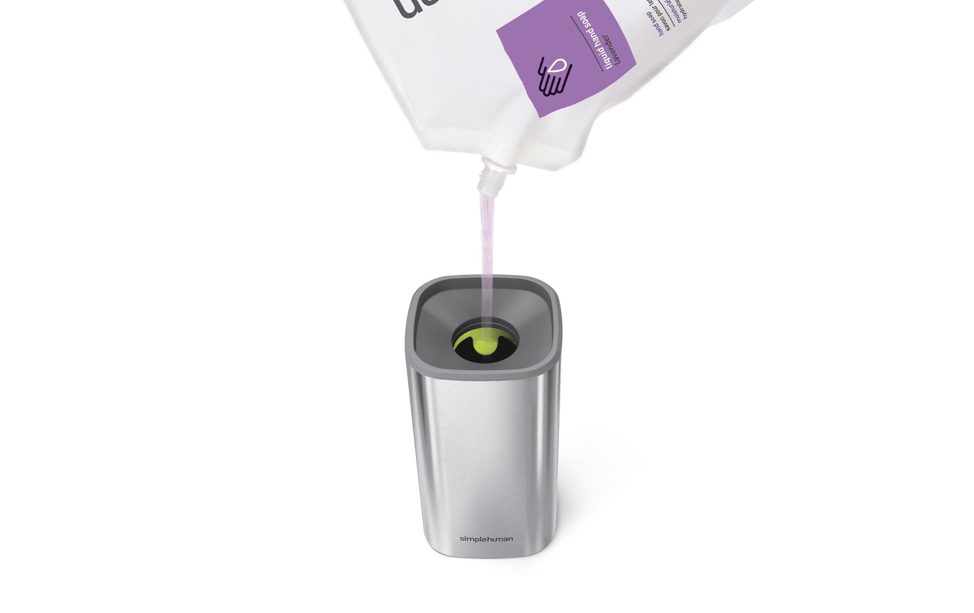 Simplehuman Seifenspender – Edelstahl – 295 ml