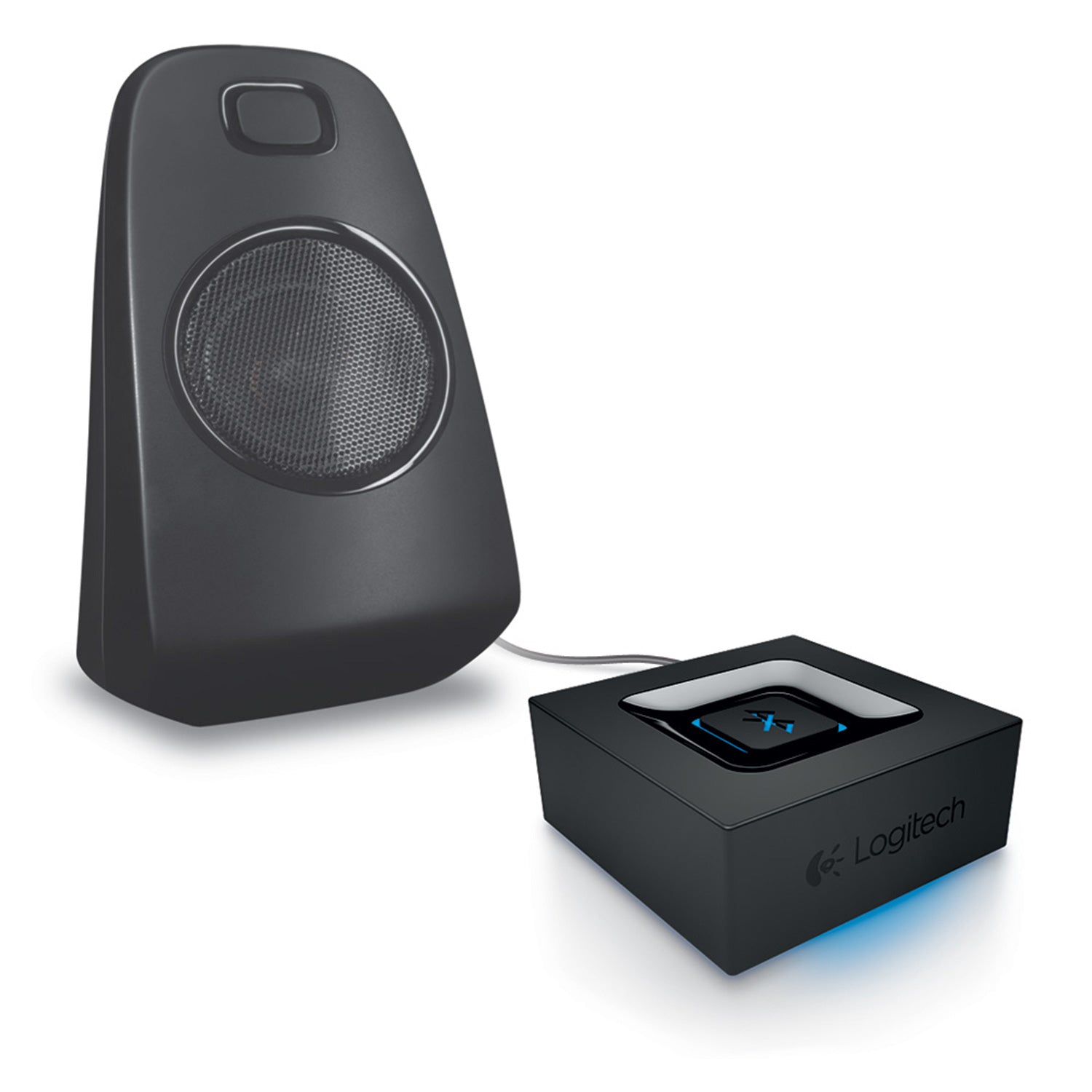 Logitech Bluetooth Audio Empfänger – Audio Adapter, 3,5 mm, Bluetooth 3.0, Schwarz