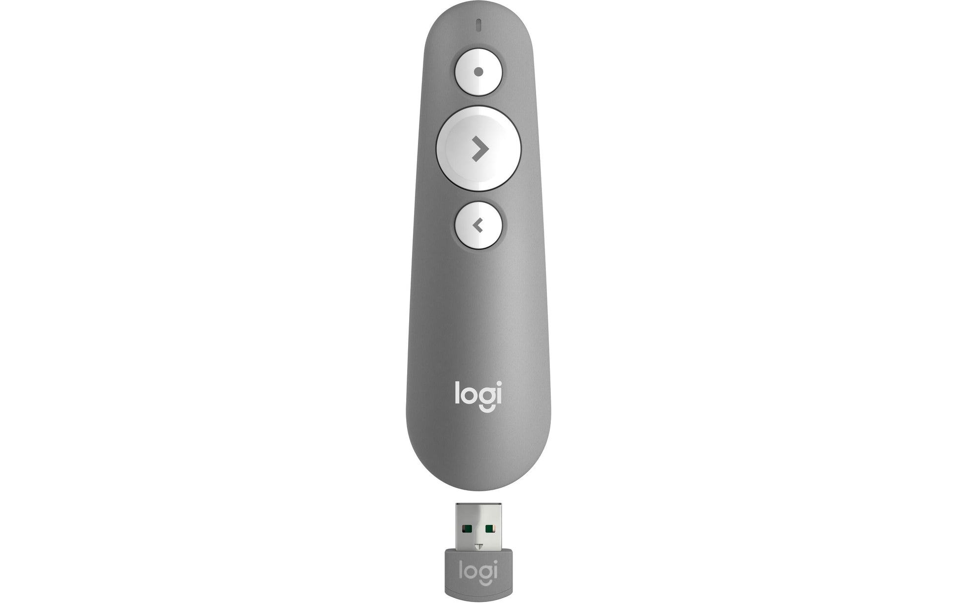 Logitech R500 Fernbedienung – für diverse Geräte – Laser – Grau