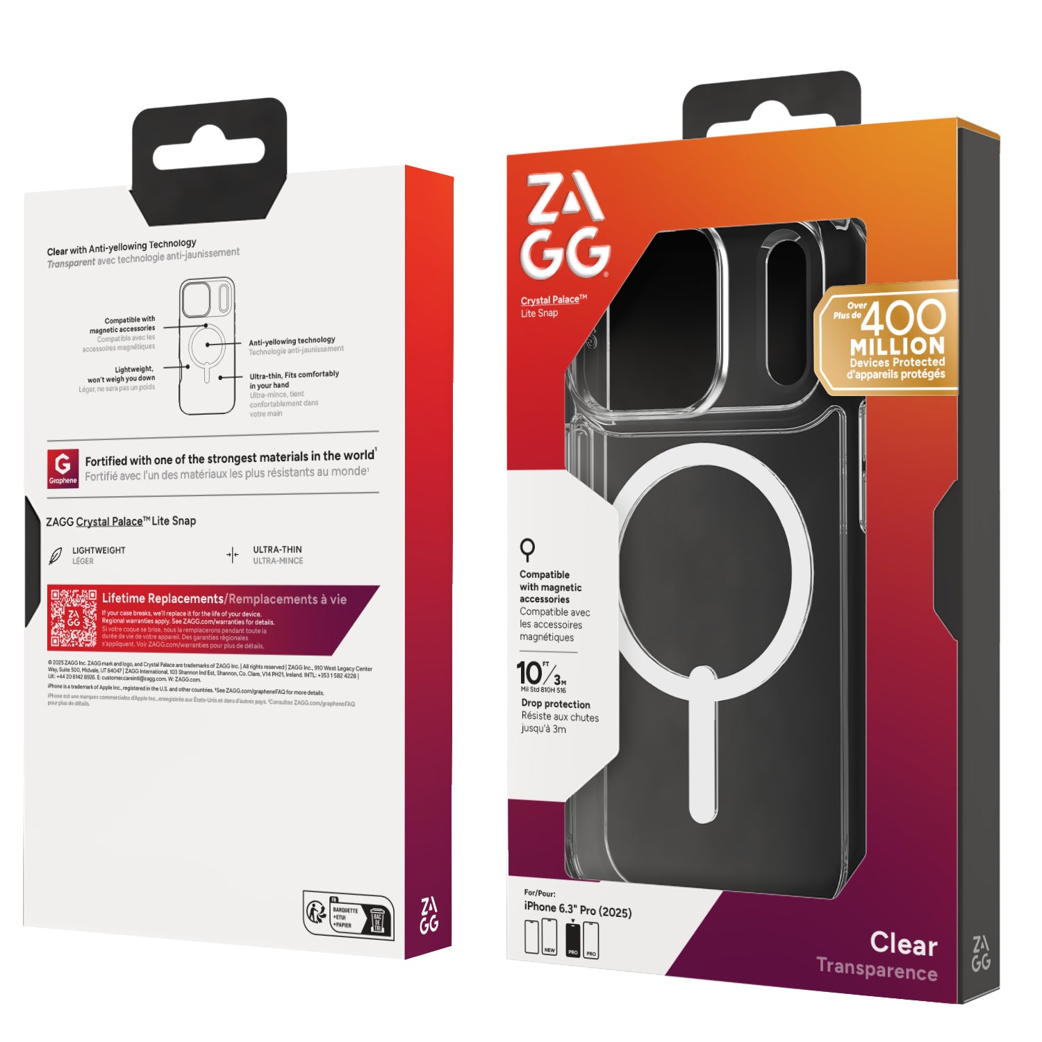 ZAGG Backcover CRYSTAL PALACE LITE – für Apple iPhone