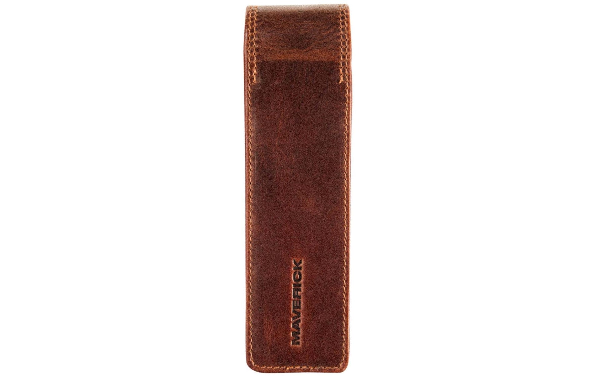 Maverick Etui, leer, für 2 Stifte – braun – Leder