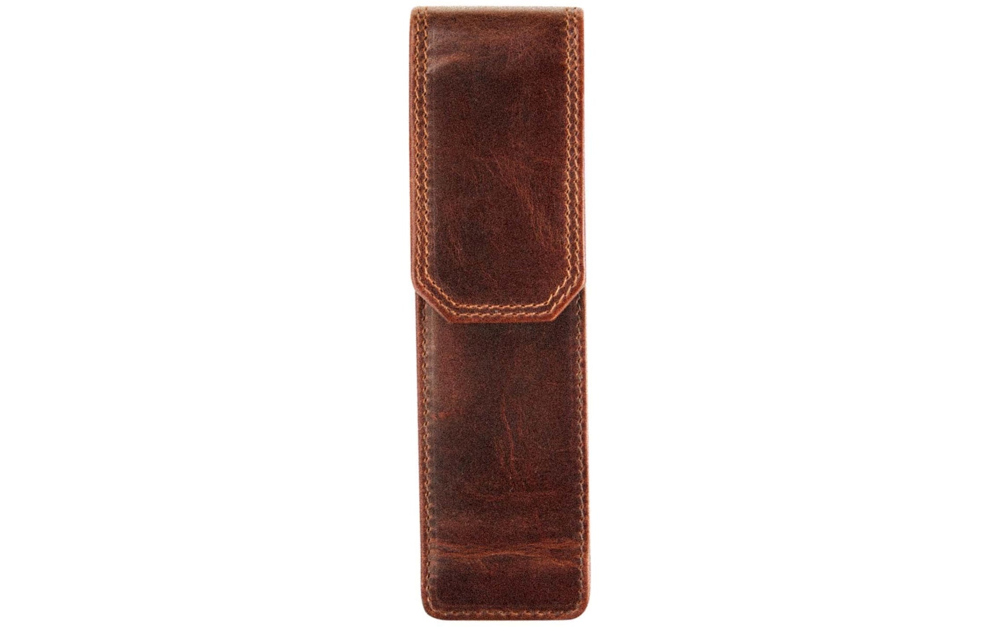 Maverick Etui, leer, für 2 Stifte – braun – Leder