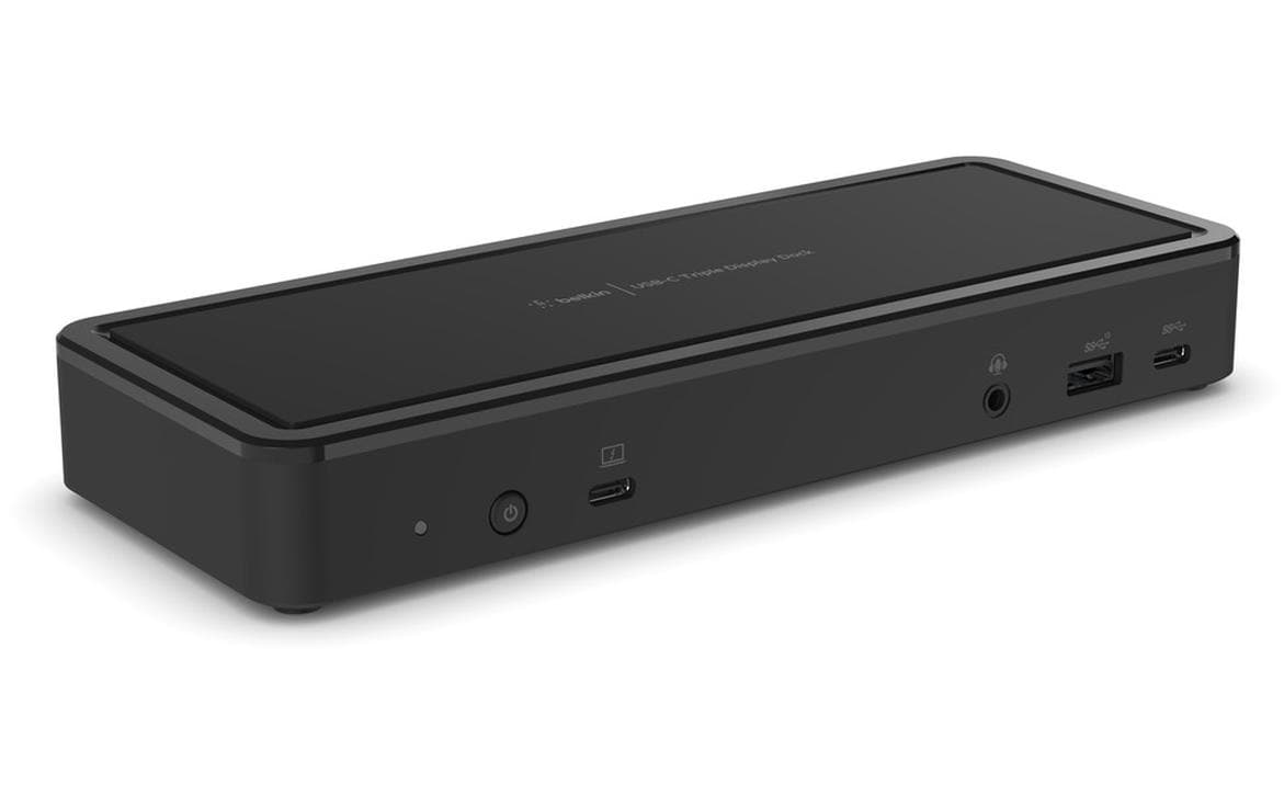 Belkin INC003VFBK Dockingstation – USB-C, 2× DP, 2× HDMI, 5× USB-A, 3× USB-C, 65 W PD, GbE, 3,5 mm Audio