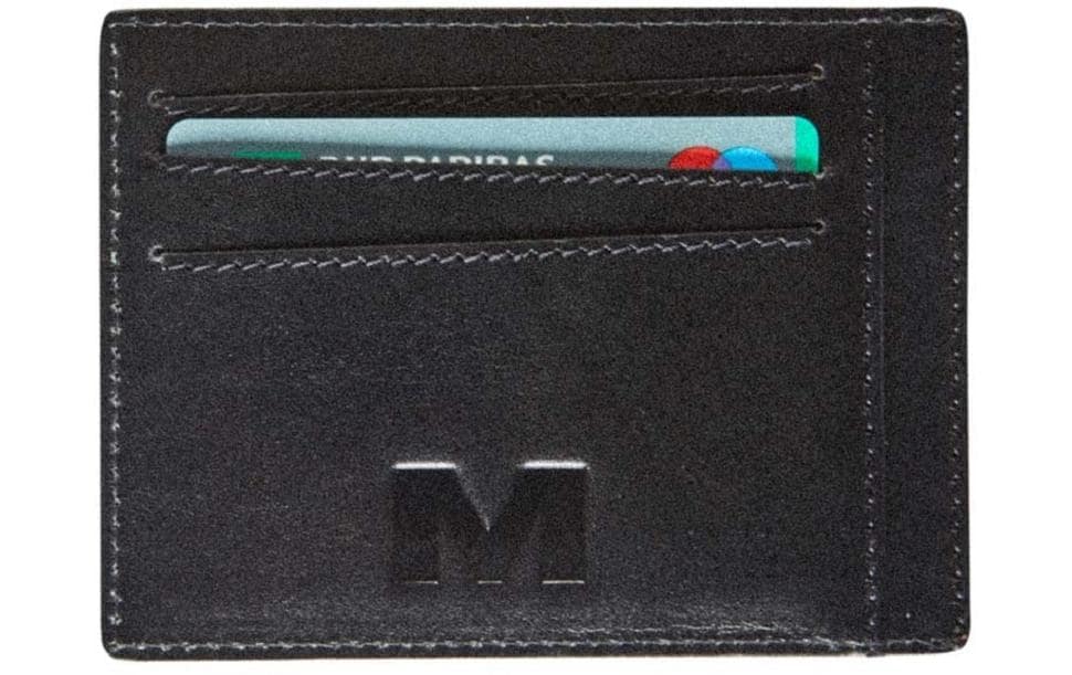 Maverick Brieftasche – RFID-Schutz – 117×87×87 mm – Schwarz – Leder – 1 Stk.