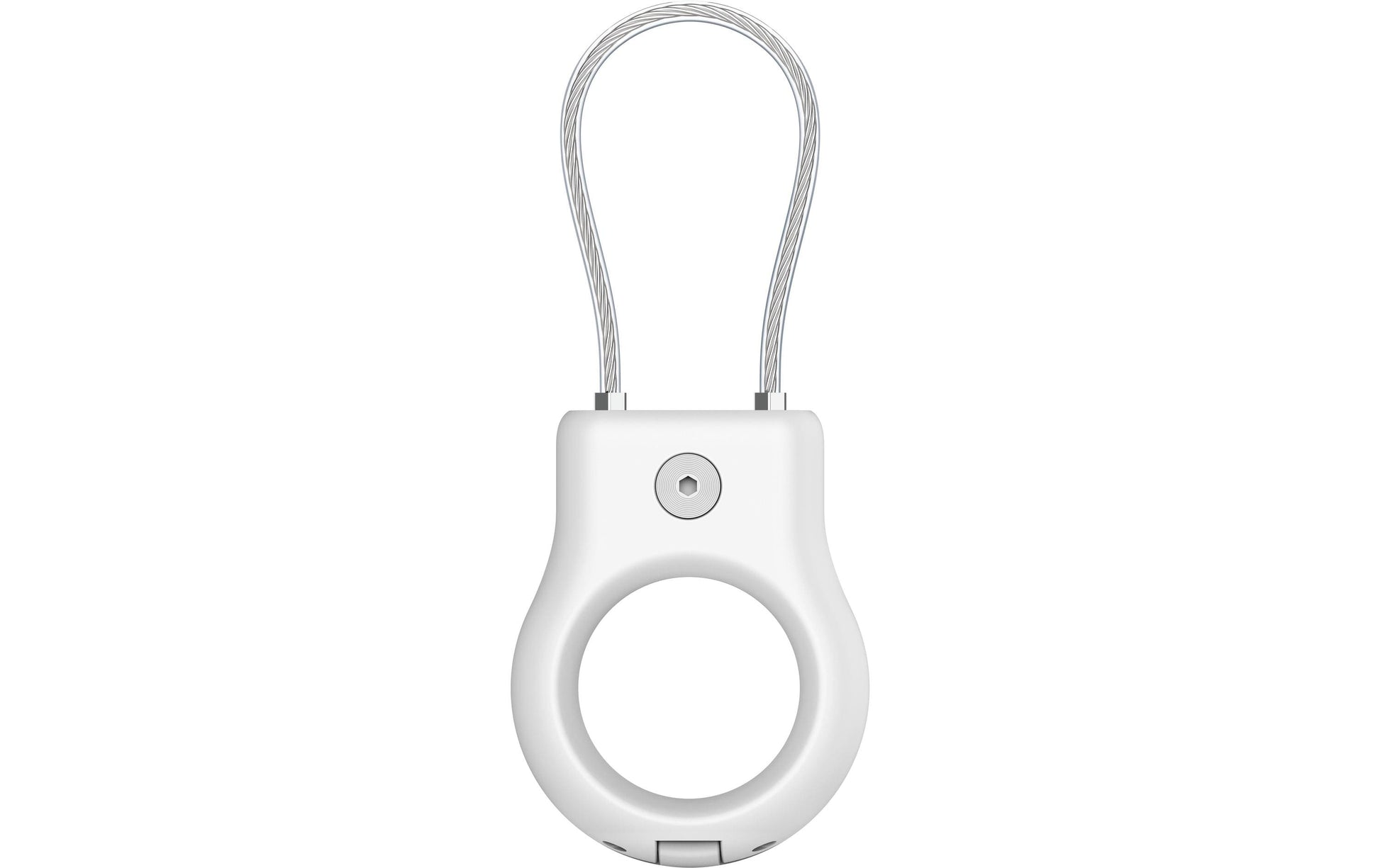 Belkin Hülle – für Apple AirTag, mit Drahtschlaufe, Weiss