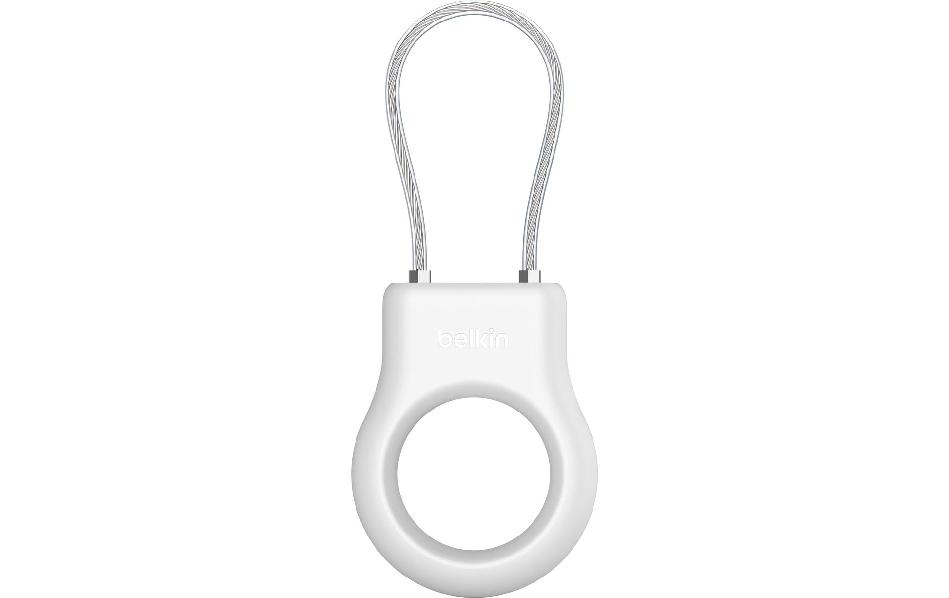 Belkin Hülle – für Apple AirTag, mit Drahtschlaufe, Weiss