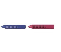 Faber-Castell Radiergummi Grip 2001 – für Bleistifte, farbig sortiert, 10 Stk.