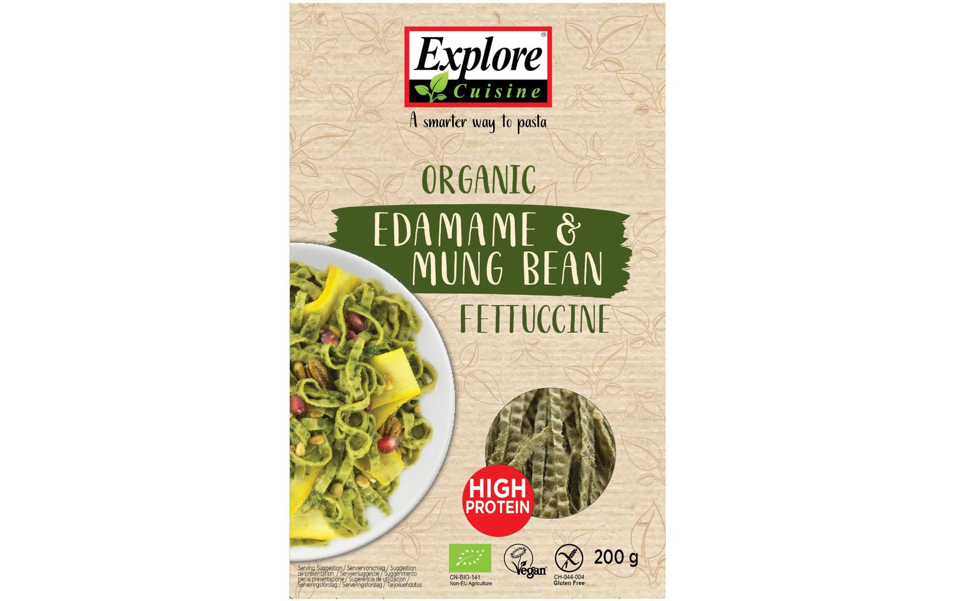 Explore cuisine Spaghetti Edamame & Mungobohnen – Bio – 200 g