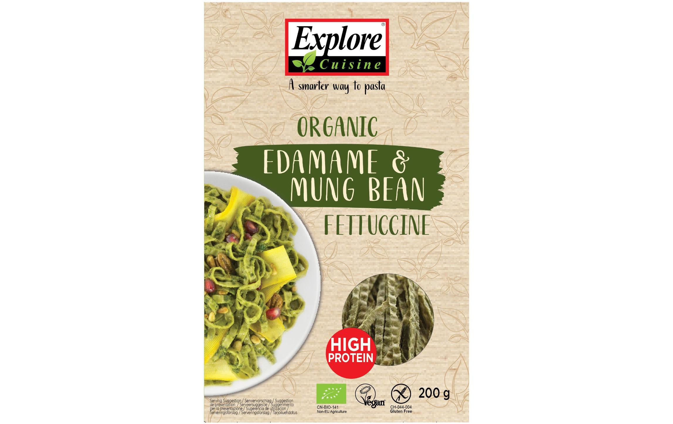 Explore cuisine Spaghetti Edamame & Mungobohnen – Bio – 200 g