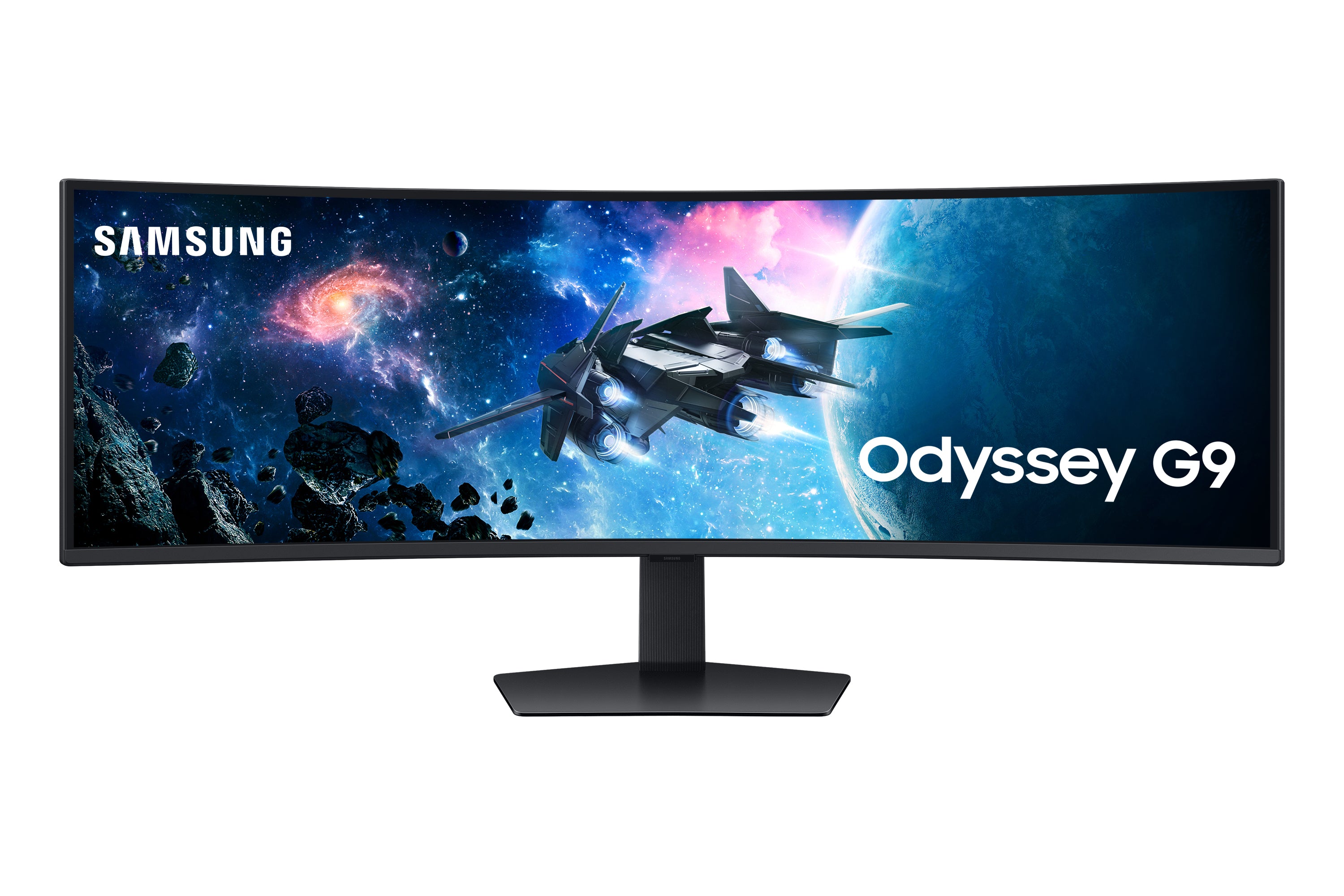 Samsung Odyssey G95C – Monitor, 49", VA, 240 Hz, 450 cd/m², Gebogen, VESA 100 × 100, Schwarz