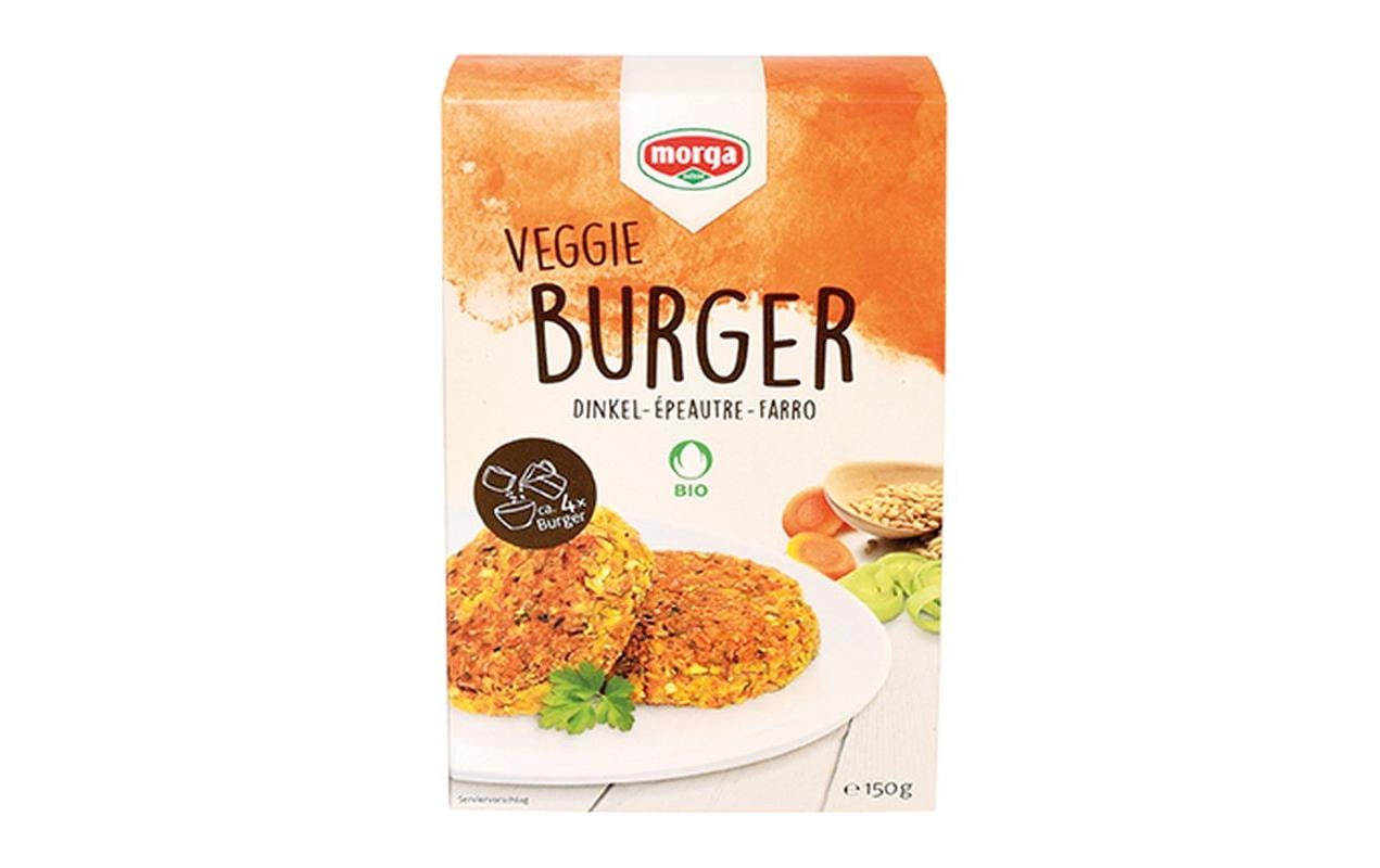 Morga Bio Dinkel Burger Mischung, Vegetarisch – 150 g