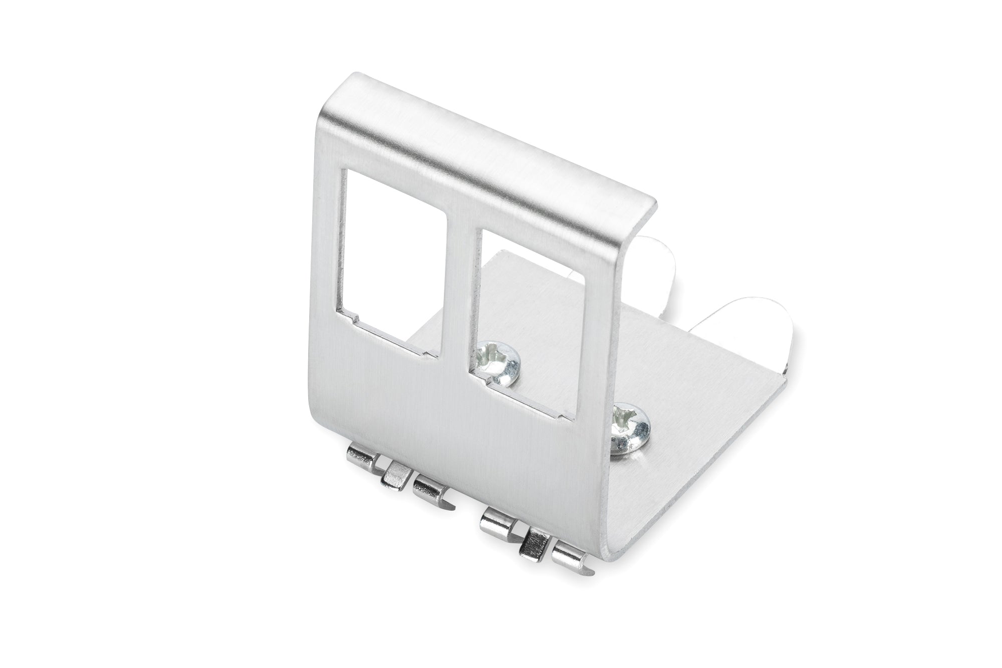 Digitus Hutschienenadapter – 2× Keystone-Fassungen, Metall, für Keystone-Module (jede Marke)