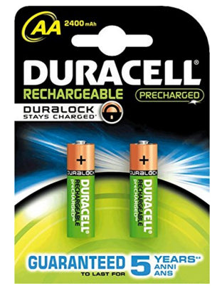 Duracell AA Akkus, NiMH, 2500 mAh, 1,2 V – 2 Stk.