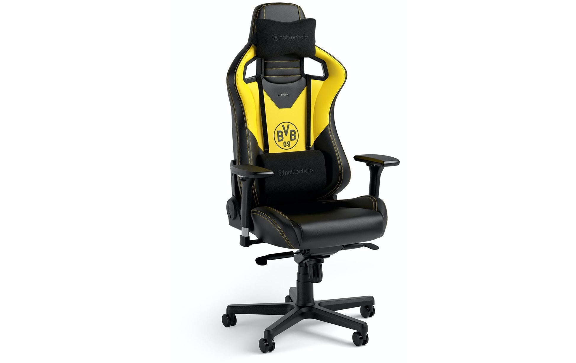 Noblechairs Konferenzstuhl Epic Gaming Chair BVB – 137 cm, 120 kg, schwarz