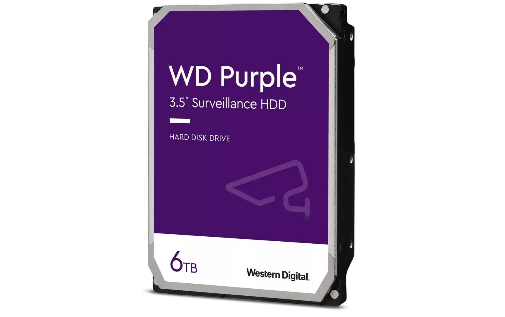 Western Digital Interne Festplatte 3,5" 6 TB – WD Purple, 5'400 U/min, NAS-kompatibel