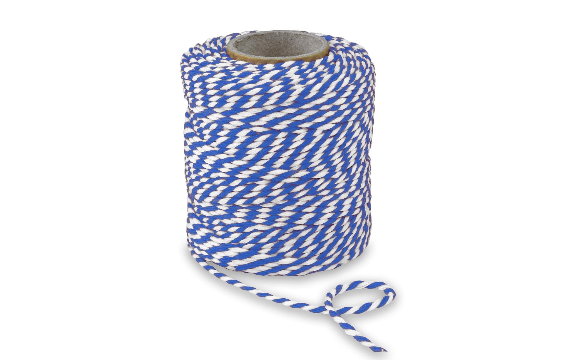 Pattberg Geschenkband Baumwolle Blau – 2 mm × 50 m