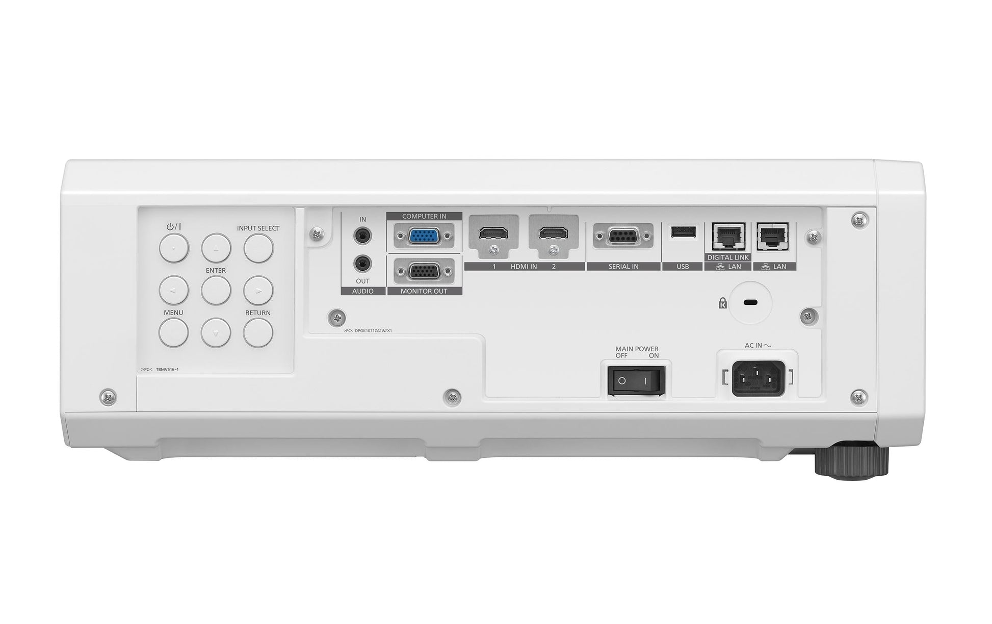 Panasonic PT-FRQ50W, Laser-DLP-Projektor – Ultra HD 4K, 5200 ANSI-Lumen, 16:9