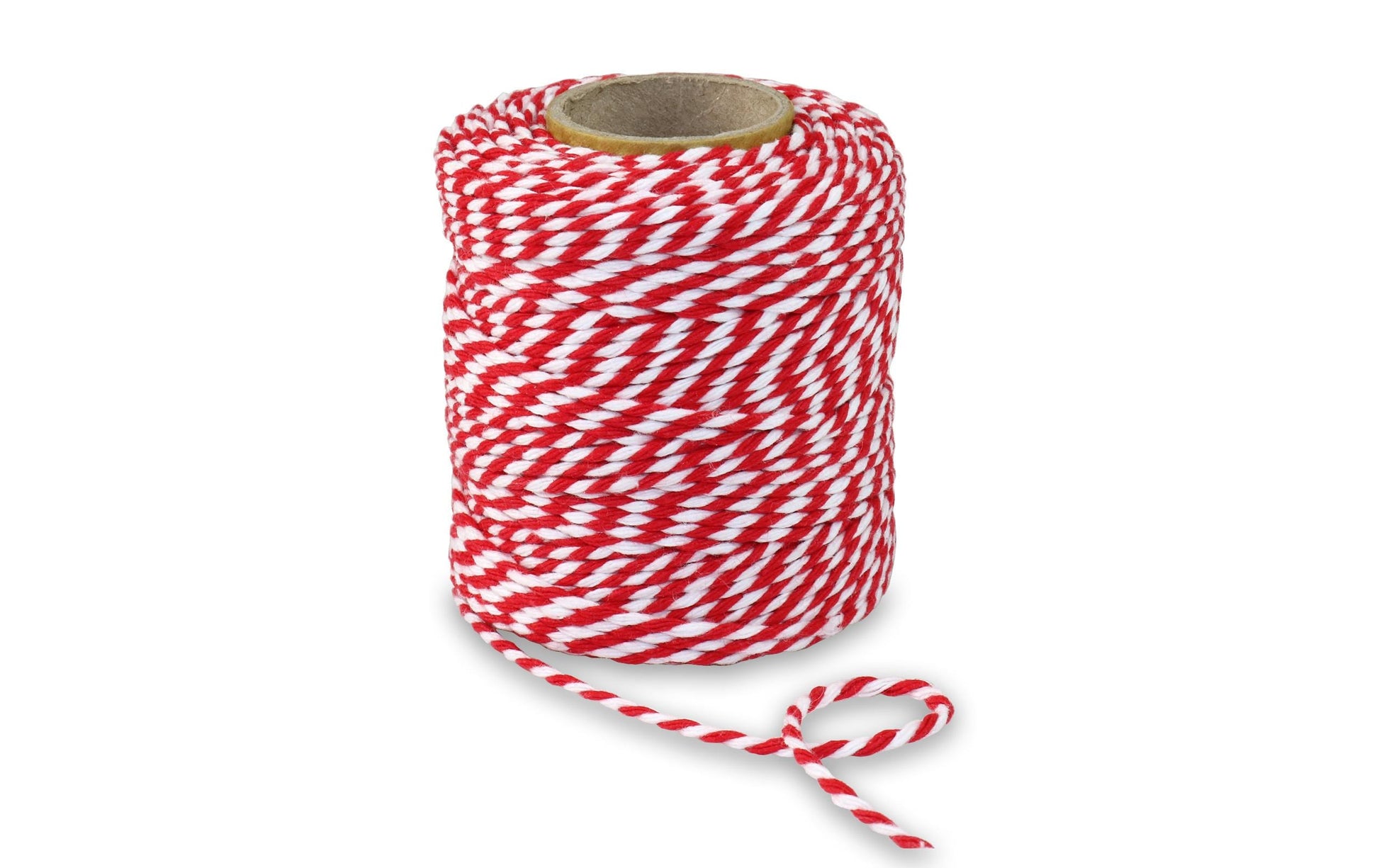 Pattberg Geschenkband Baumwolle Rot – 2 mm × 50 m