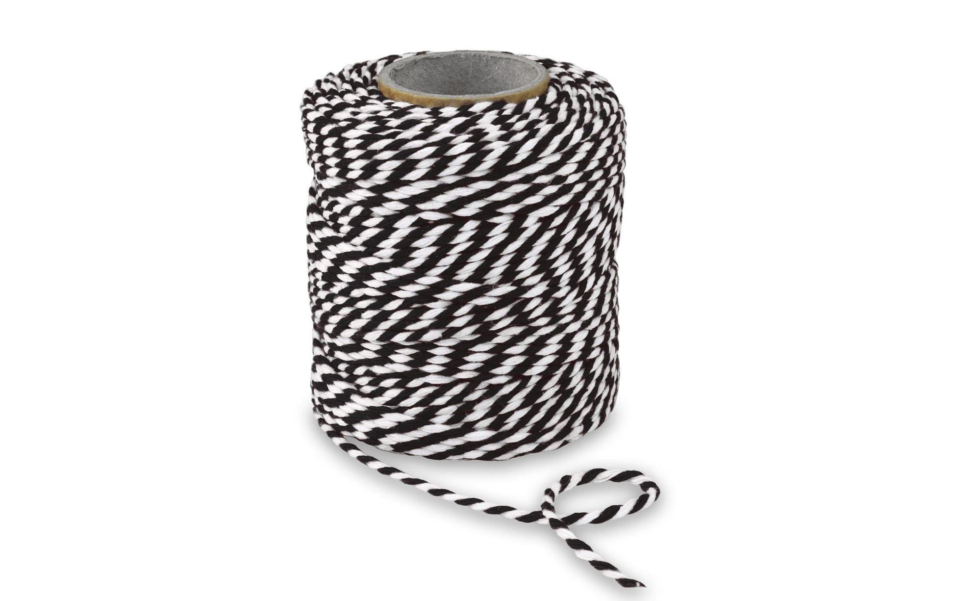 Pattberg Baumwollkordel, Schwarz Ø 2 mm × 50 m