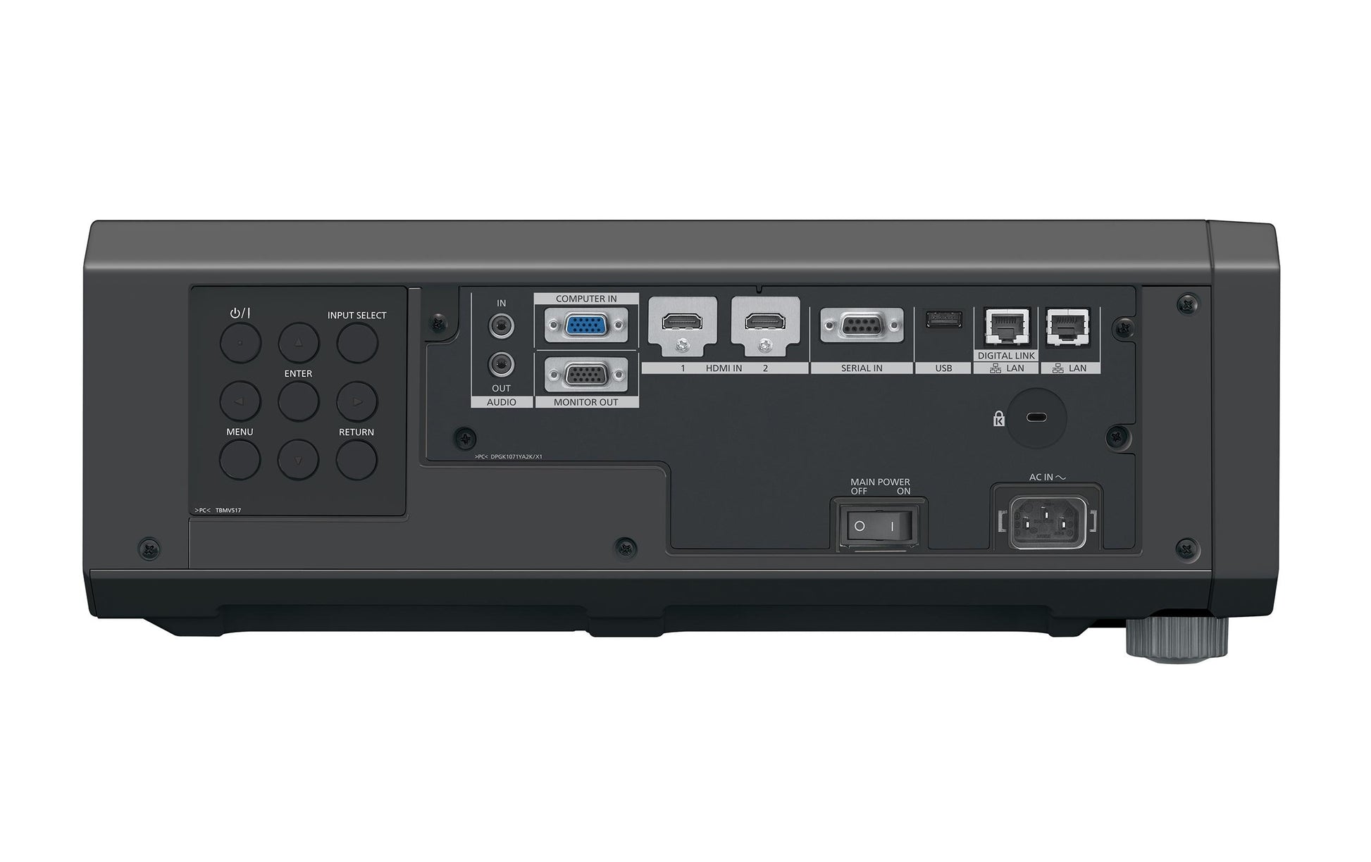 Panasonic PT-FRQ50B, Laser-DLP-Projektor – Ultra HD 4K, 5200 ANSI-Lumen, 16:9