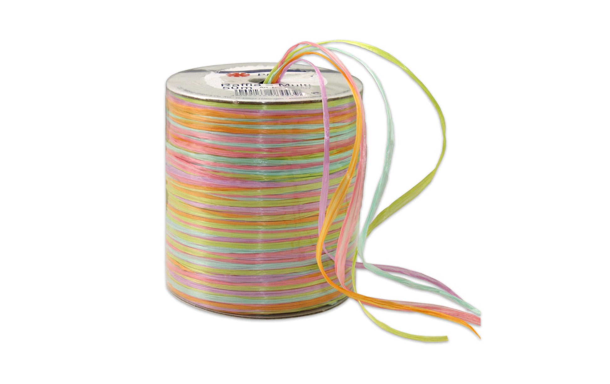 Pattberg Geschenkband Viskose mehrfarbig – 2 mm × 50 m
