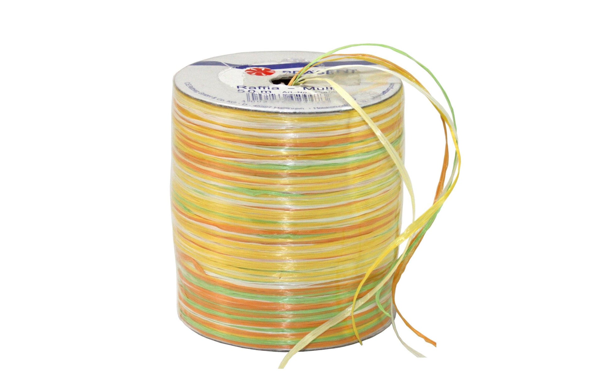 Pattberg Geschenkband Viskose Mehrfarbig – 2 mm × 50 m – 1 Stk.
