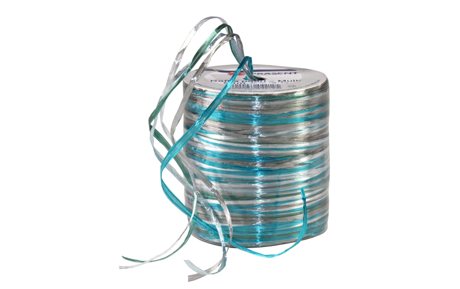 Pattberg Geschenkband Raffia Pearl Viskose Blau – 2 mm × 50 m – 1 Stk.