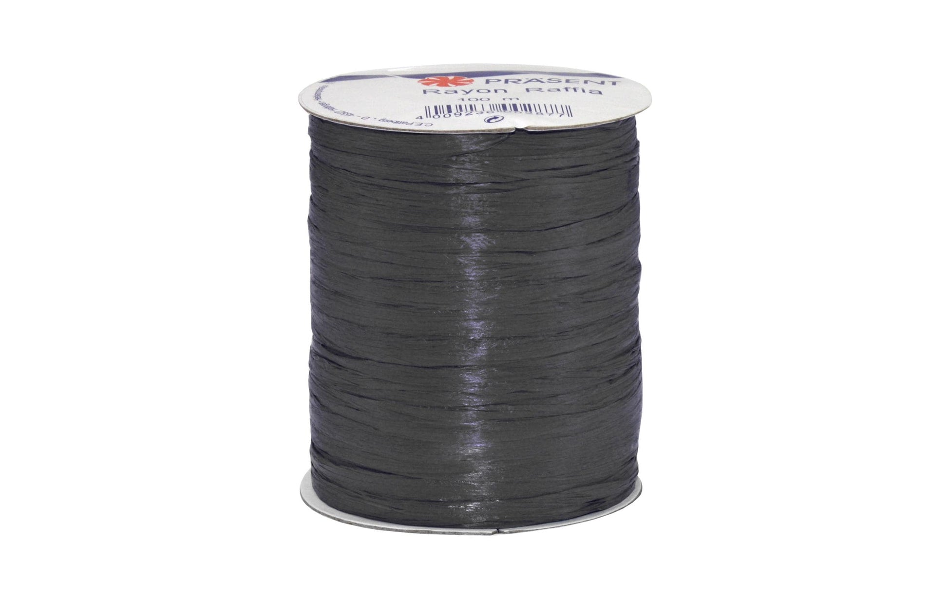 Pattberg Geschenkband Viskose Schwarz – 5 mm × 100 m