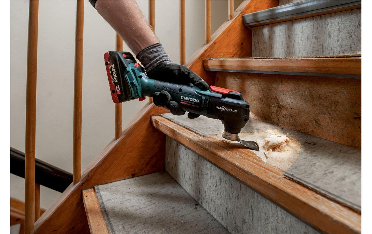 Metabo Oszillierer MT 18 LTX BL – 18 V (CAS) – Starlock Plus – Solo – Brushless