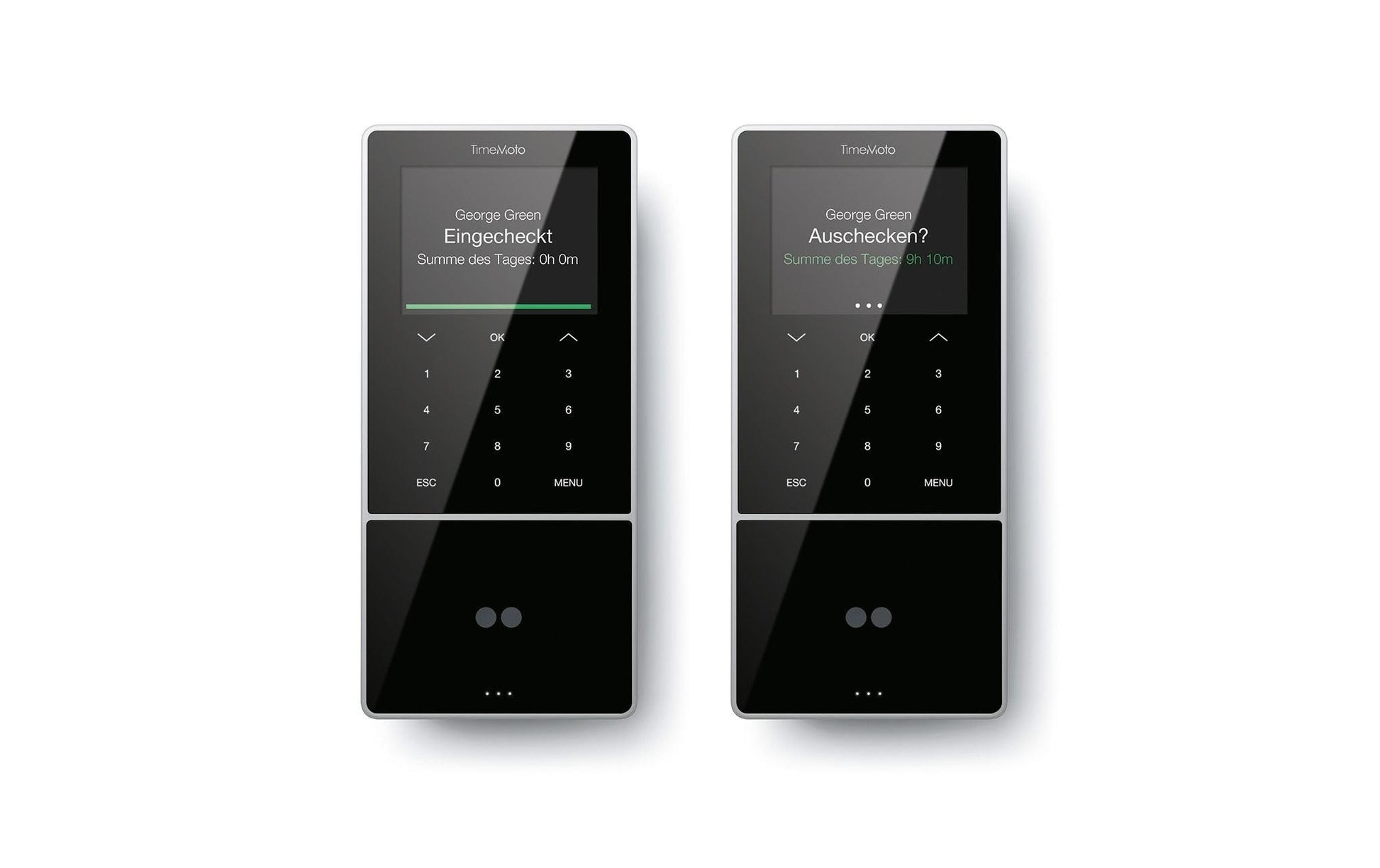 TimeMoto TM-838 SC – Terminal – Wandmontage, DESfire, App-kompatibel