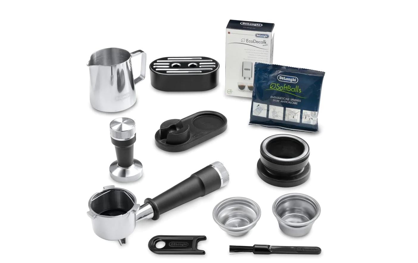 De’Longhi La Specialista Arte Siebträgermaschine – 15 bar, 1,5 l, Silber