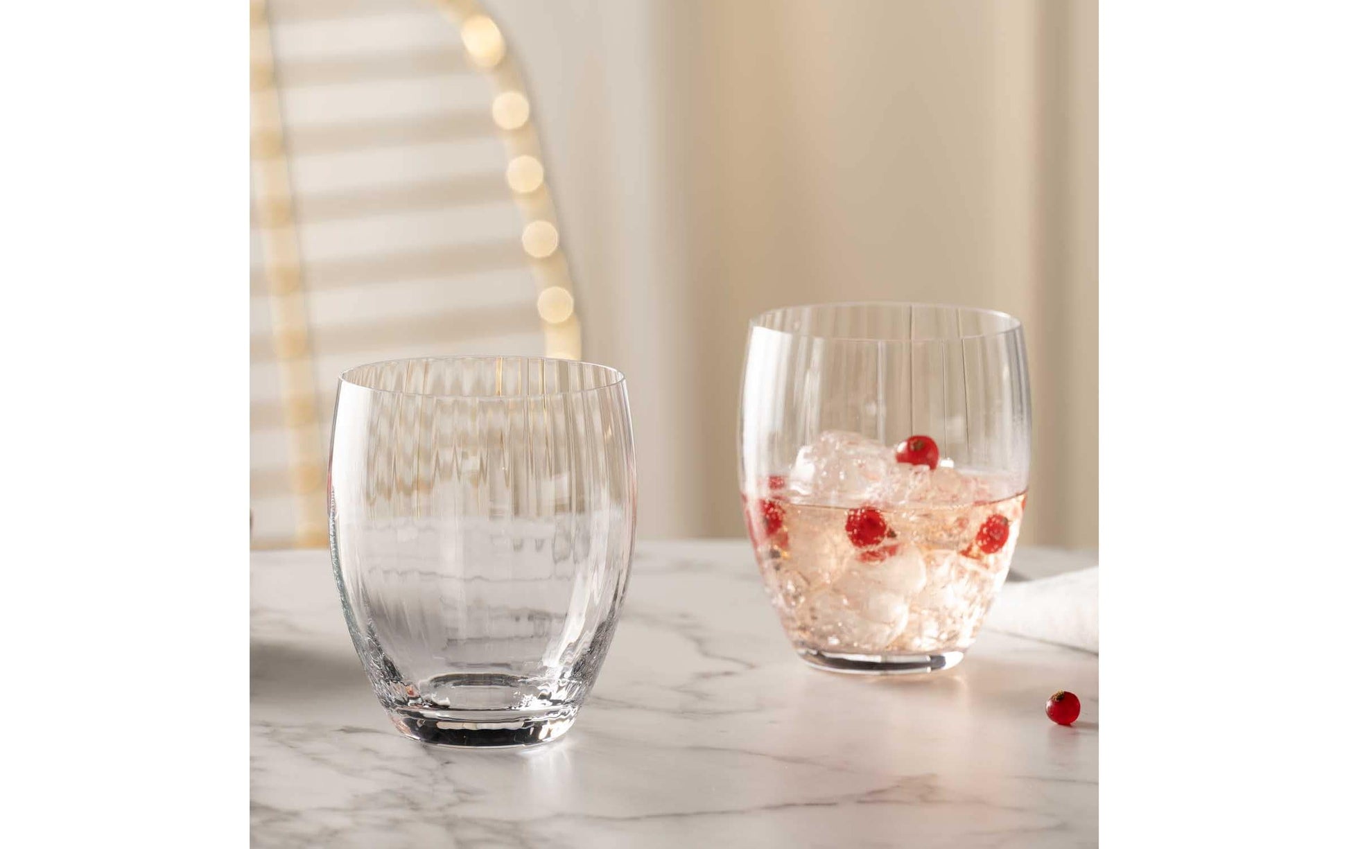 LEONARDO Poesia Whiskeyglas – 0,38 l, Kristallglas, transparent, spülmaschinenfest, 6 Stück