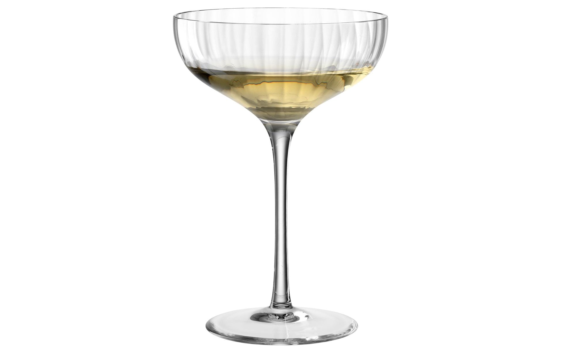 Leonardo Poesia Champagnerschale – 0,26 l, Kristallglas, klar, spülmaschinenfest, 6 Stück