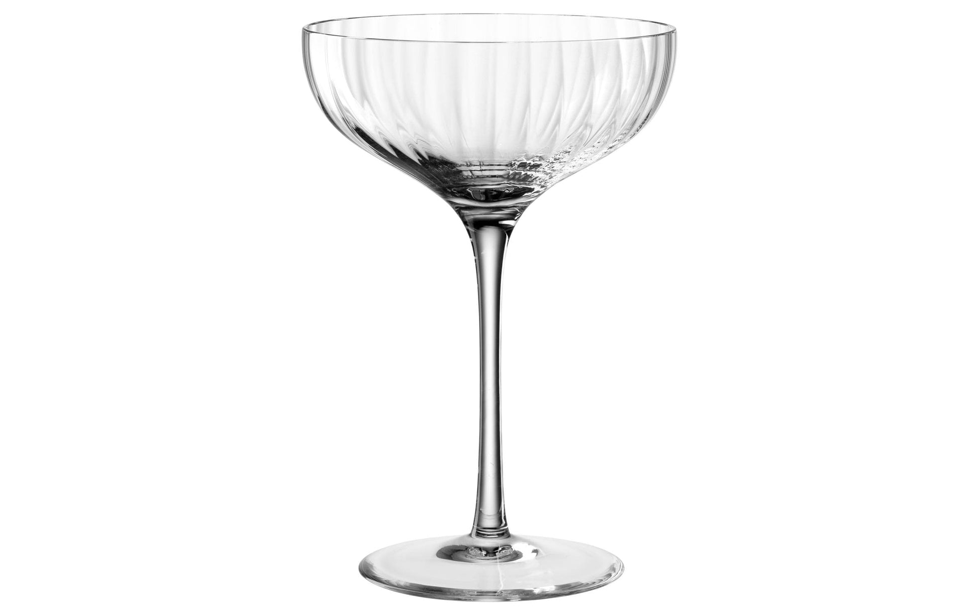 Leonardo Poesia Champagnerschale – 0,26 l, Kristallglas, klar, spülmaschinenfest, 6 Stück