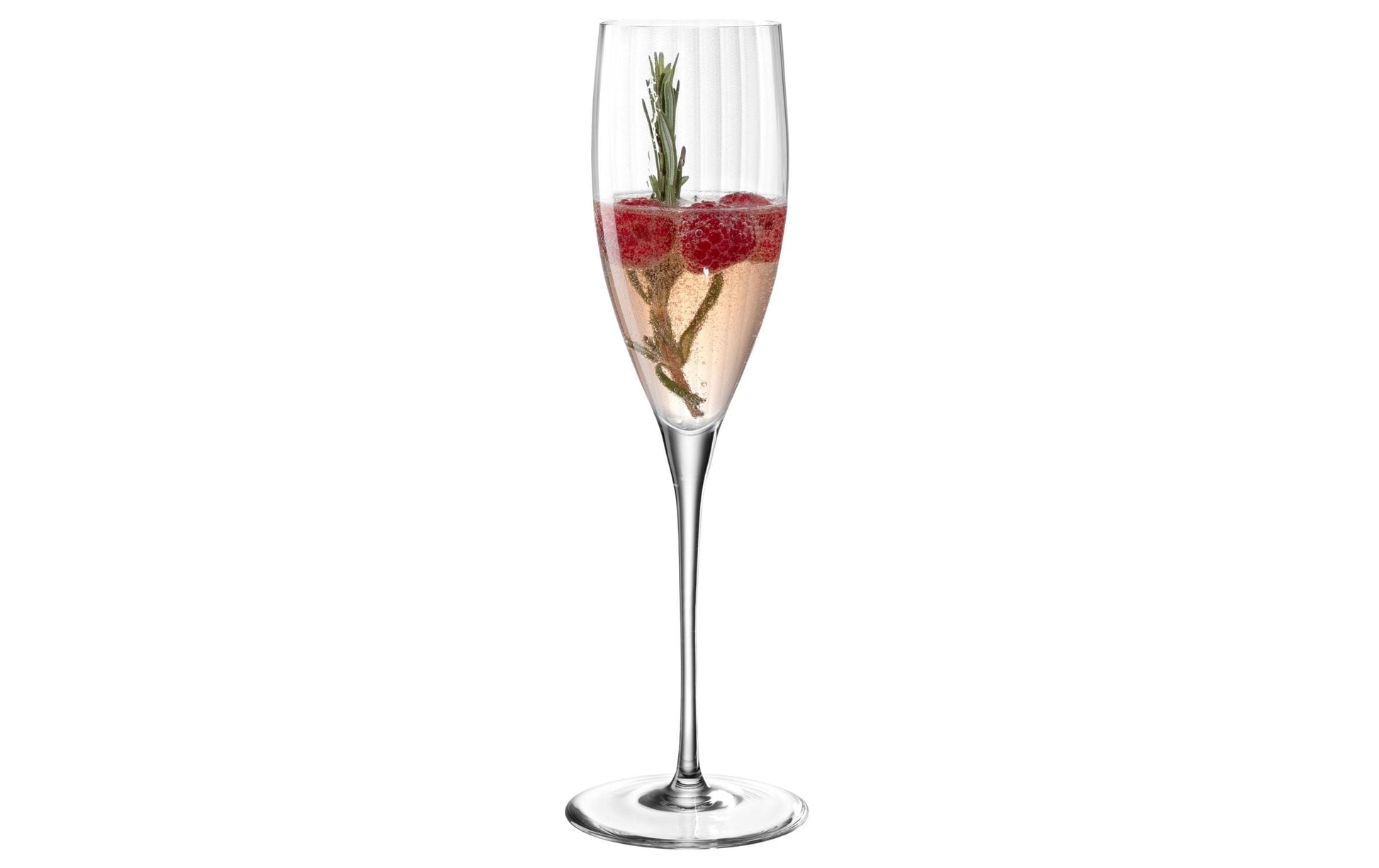 LEONARDO Sektglas – 0,25 l, Kristallglas, Transparent, spülmaschinenfest, 6 Stück